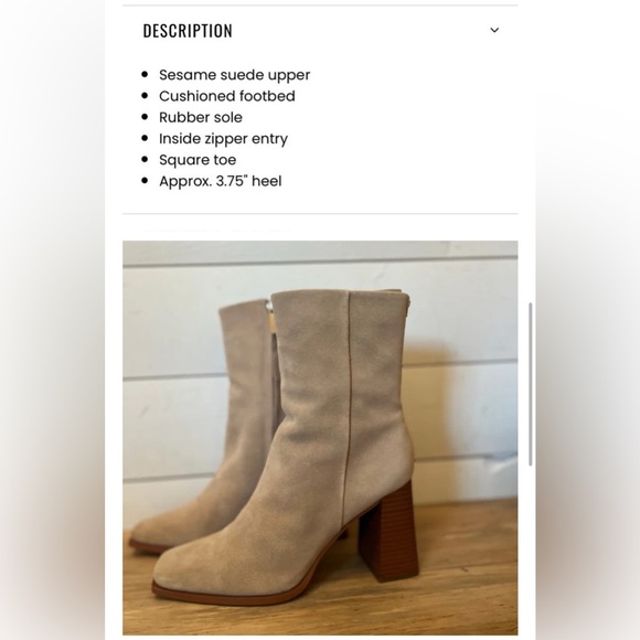Ivette Sam Edelman Suede Ankle Boots - Picture 2 of 3